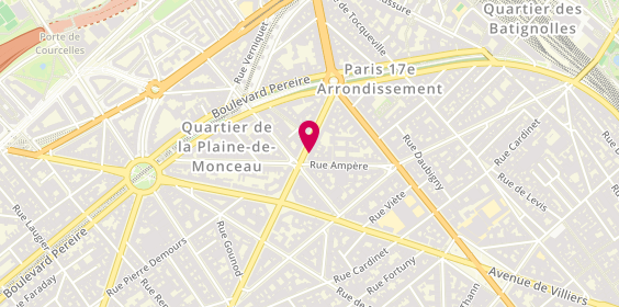 Plan de Naturalia, 132 avenue de Wagram, 75017 Paris