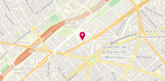 Plan de Fromagerie de Courcelles, 160 Boulevard Berthier, 75017 Paris