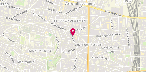 Plan de Fromages et Ramage, 22 Rue Ramey, 75018 Paris