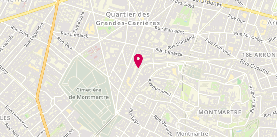 Plan de Fromagerie Caulaincourt, 47 Rue Caulaincourt, 75018 Paris