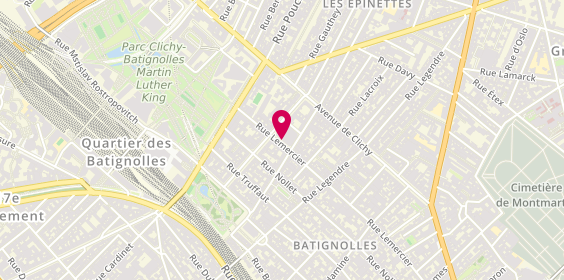 Plan de Le Bon Goût Fermier, 96 Rue Lemercier, 75017 Paris