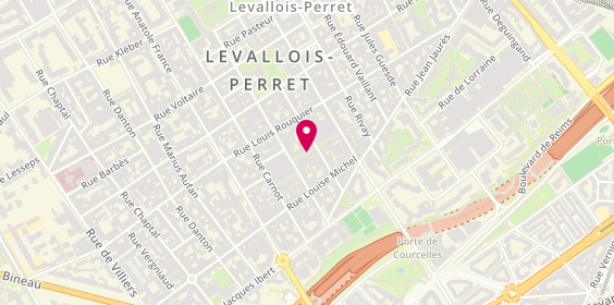 Plan de Libert, 17 Rue Henri Barbusse, 92300 Levallois-Perret