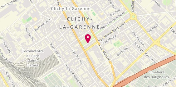Plan de Fromagerie Belisson, 8 Place des Martyrs, 92110 Clichy