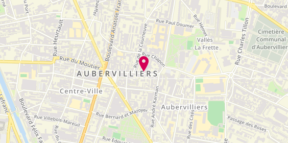 Plan de Fromagerie Marie, 13 Rue Charron, 93300 Aubervilliers