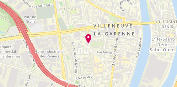 Plan de Les Deux S, 110 Promenade, 92390 Villeneuve-la-Garenne