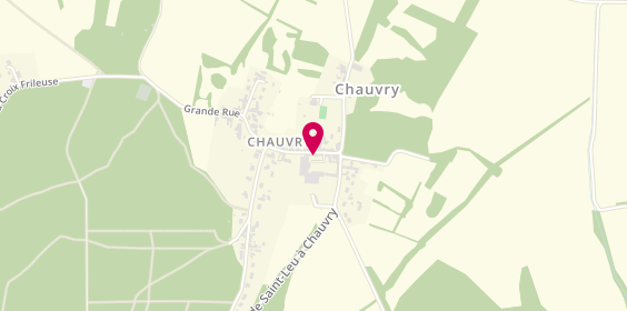 Plan de La ferme Chauvry, 2 Grande Rue, 95560 Chauvry