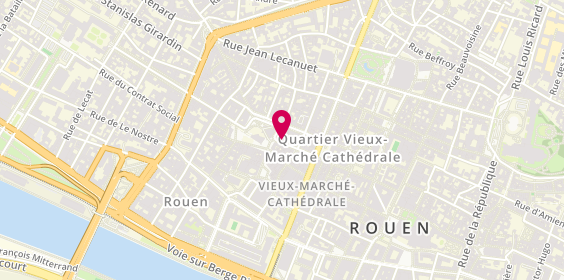 Plan de Fromagerie du Vieux Marché, 18 Rue Rollon, 76000 Rouen