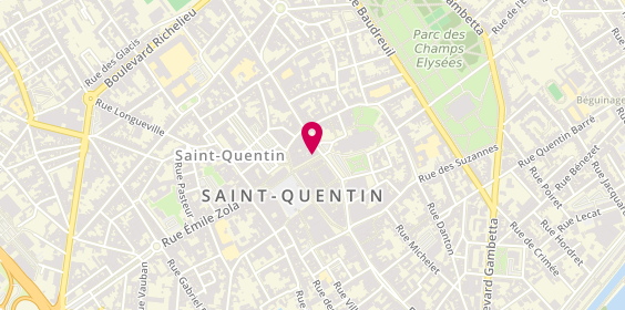 Plan de Aux caves d'Italie, 23 Rue Saint-André, 02100 Saint-Quentin
