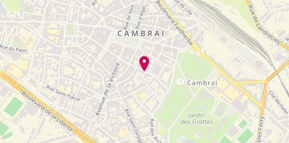 Plan de Au Fil du Fromage Cambrai, 18 Place Robert Leroy, 59400 Cambrai