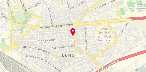 Plan de Fromagerie Philippe Olivier, 39 Rue René Lanoy, 62300 Lens
