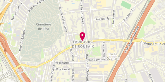 Plan de La Fromagerie du Faubourg, 165 Rue du Faubourg de Roubaix, 59800 Lille